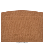 естествено Жени държач за карта Roseau кожени изделия Longchamp 6084PZ637 - Image 2