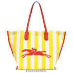 жълто/бяло Жени чанта Roseau Essential Tote чанти Longchamp 6084PZ364