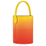 жълто/оранжево Жени чанта тип кофа epure чанти Longchamp 6084PZ133 - Image 3