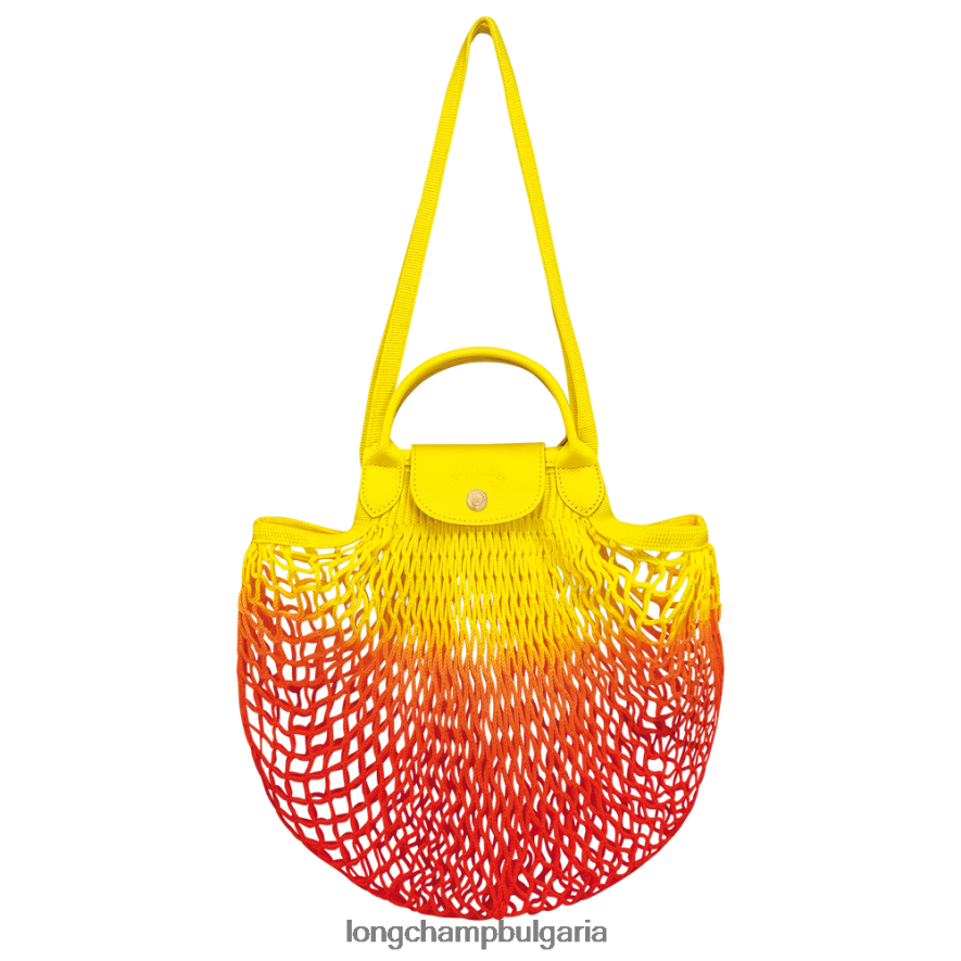 жълто/оранжево Жени le pliage filet mesh bag чанти Longchamp 6084PZ8 - Image 1