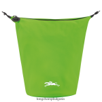 зелена светлина Жени торбичка за колекция le pliage кожени изделия Longchamp 6084PZ214 - Image 4