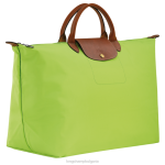 зелена светлина Жени le pliage оригинална чанта за пътуване чанти Longchamp 6084PZ806 - Image 2
