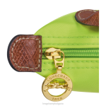 зелена светлина Жени le pliage оригинална торбичка с дръжка кожени изделия Longchamp 6084PZ663 - Image 5