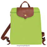 зелена светлина Жени le pliage оригинална раница чанти Longchamp 6084PZ442