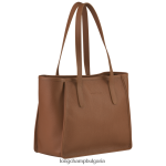 карамел Жени чанта le foulonne чанти Longchamp 6084PZ385 - Image 3