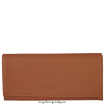 карамел Жени le foulonne континентален портфейл кожени изделия Longchamp 6084PZ604