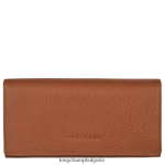 карамел Жени le foulonne континентален портфейл кожени изделия Longchamp 6084PZ610