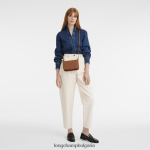 карамел Жени le foulonne портфейл на верига кожени изделия Longchamp 6084PZ329 - Image 2