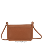 карамел Жени le foulonne портфейл на верига кожени изделия Longchamp 6084PZ329 - Image 4