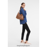 карамел Жени le foulonne скитник чанта чанти Longchamp 6084PZ389 - Image 2