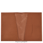 карамел мъже корица за паспорт le foulonne кожени изделия Longchamp 6084PZ726 - Image 2