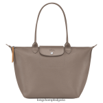 кафяво Жени градска чанта le pliage чанти Longchamp 6084PZ349