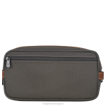 кафяво Жени кутия за тоалетни принадлежности boxford чанти Longchamp 6084PZ866 - Image 3