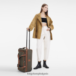 кафяво Жени пътна чанта boxford чанти Longchamp 6084PZ837 - Image 2