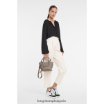 кафяво Жени чанта за пощенска кутия чанти Longchamp 6084PZ164 - Image 2