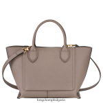кафяво Жени чанта за пощенска кутия чанти Longchamp 6084PZ168 - Image 4