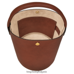 кафяво Жени чанта тип кофа epure чанти Longchamp 6084PZ135 - Image 5