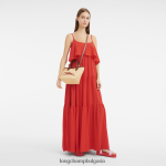 кафяво Жени le panier pliage кошница чанта чанти Longchamp 6084PZ64 - Image 2