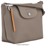 кафяво Жени le pliage city чанта през рамо чанти Longchamp 6084PZ224 - Image 3