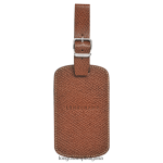 кафяво мъже боксфорд етикет за багаж аксесоари Longchamp 6084PZ857