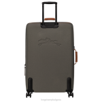 кафяво мъже куфар boxford чанти Longchamp 6084PZ844 - Image 4