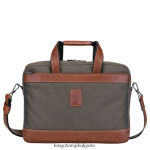 кафяво мъже куфарче Boxford чанти Longchamp 6084PZ1097