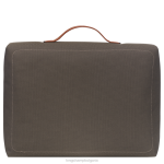 кафяво мъже куфарче Boxford чанти Longchamp 6084PZ1098 - Image 4