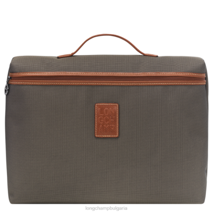 кафяво мъже куфарче Boxford чанти Longchamp 6084PZ1098