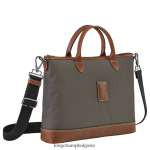 кафяво мъже куфарче Boxford чанти Longchamp 6084PZ465 - Image 2