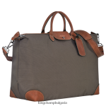 кафяво мъже пътна чанта boxford чанти Longchamp 6084PZ772 - Image 3