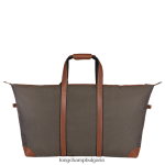 кафяво мъже пътна чанта boxford чанти Longchamp 6084PZ766 - Image 4