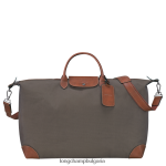 кафяво мъже пътна чанта boxford чанти Longchamp 6084PZ772