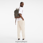 кафяво мъже раница boxford чанти Longchamp 6084PZ1086 - Image 2