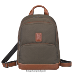 кафяво мъже раница boxford чанти Longchamp 6084PZ1086