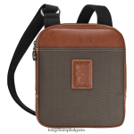 кафяво мъже чанта boxford през рамо чанти Longchamp 6084PZ1108