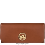 коняк Жени бокс-трот континентален портфейл кожени изделия Longchamp 6084PZ560