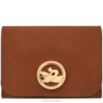 коняк Жени бокс-трот портфейл кожени изделия Longchamp 6084PZ556