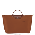 коняк Жени зелена пътна чанта le pliage чанти Longchamp 6084PZ788