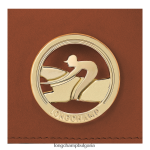 коняк Жени портмоне за монети box-trot с презрамка кожени изделия Longchamp 6084PZ518 - Image 2