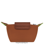 коняк Жени le pliage зелена кесия за монети кожени изделия Longchamp 6084PZ508 - Image 2
