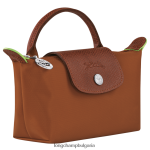 коняк Жени le pliage зелена торбичка с дръжка кожени изделия Longchamp 6084PZ671 - Image 3
