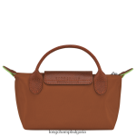 коняк Жени le pliage зелена торбичка с дръжка кожени изделия Longchamp 6084PZ671 - Image 4