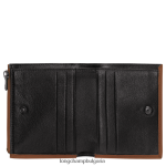 коняк мъже 3d портфейл кожени изделия Longchamp 6084PZ625 - Image 2