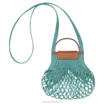 лагуна Жени le pliage filet mesh bag кожени изделия Longchamp 6084PZ219 - Image 4