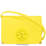 лимон Жени портмоне за монети box-trot с кожена дантела кожени изделия Longchamp 6084PZ514