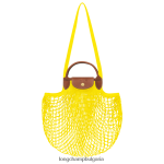 лимон Жени le pliage filet mesh bag чанти Longchamp 6084PZ2