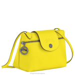 лимон Жени le pliage xtra чанта през рамо чанти Longchamp 6084PZ299 - Image 3