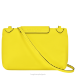 лимон Жени le pliage xtra чанта през рамо чанти Longchamp 6084PZ299 - Image 4