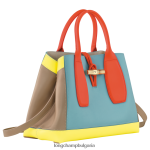 многоцветен Жени розова чанта чанти Longchamp 6084PZ96 - Image 3