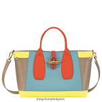 многоцветен Жени розова чанта чанти Longchamp 6084PZ96 - Image 5